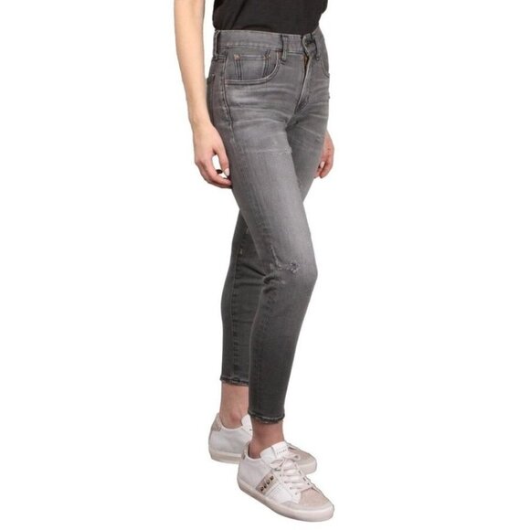 Moussy Vintage Denim MV Helix distressed Skinny Jean in Light Black size 26 - Picture 9 of 16
